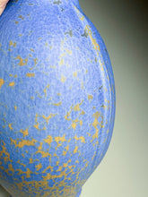 Load image into Gallery viewer, Ribbed Covered Jar in Stardust Blue, 10.75"h (Ben Owen III)