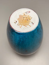 Load image into Gallery viewer, Egg Vase #3 in Chinese Blue, 5.75"h (Ben Owen III)