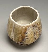 Load image into Gallery viewer, Melon Cup in Ash & Yellow Matte Glazes, 3.75"h (Ben Owen III)