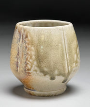 Load image into Gallery viewer, Melon Cup in Ash & Yellow Matte Glazes, 3.75"h (Ben Owen III)
