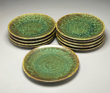 Load image into Gallery viewer, Dinner Plate in Lily Pad Green Crystalline, 10.5"dia. (Ben Owen III)