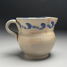 Load image into Gallery viewer, Pitcher in Salt Glaze with Cobalt, 5.25"h (Ben Owen Sr.)