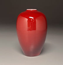 Load image into Gallery viewer, Egg Vase in Cabernet, 5.75"h (Ben Owen lll)