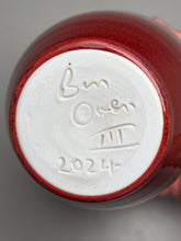 Load image into Gallery viewer, Egg Vase #1 in Cabernet, 8.25"h (Ben Owen lll)