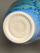 Load image into Gallery viewer, Vase in Turquoise Crystalline, 5.25"h. (Benjamin Owen IV)