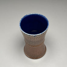 Load image into Gallery viewer, Small Vessel/Cup in Salt and Cobalt Glazes, 5"h (Silas Bradley)