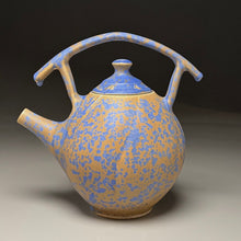 Load image into Gallery viewer, Melon Teapot in Stardust Blue, 8.75"h (Ben Owen III)