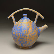Load image into Gallery viewer, Melon Teapot in Stardust Blue, 8.75"h (Ben Owen III)