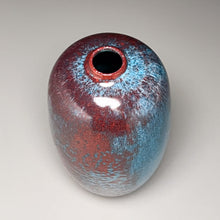 Load image into Gallery viewer, Egg Vase #1 in Chinese Blue, 9"h (Ben Owen III)