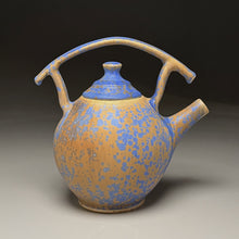 Load image into Gallery viewer, Post-and-Lintel Teapot in Stardust Blue, 8.5"h (Ben Owen III)