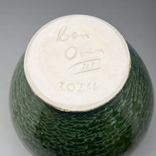 Load image into Gallery viewer, Handled Han Vase in Lily Pad Green Crystalline, 11.25"h (Ben Owen III)