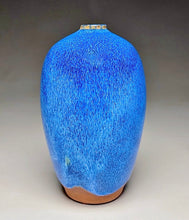 Load image into Gallery viewer, Egg Vase in Opal Blue, 8.5"h (Ben Owen III)