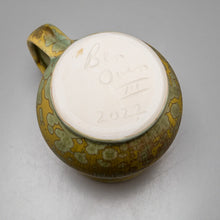 Load image into Gallery viewer, Mug #4 in Stardust Green, 4.5"h (Ben Owen III)