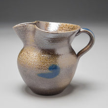 Load image into Gallery viewer, Creamer in Salt Glaze with Cobalt, 4"h (Ben Owen Sr.)
