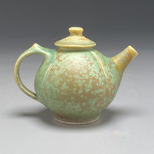 Load image into Gallery viewer, Miniature Melon Teapot in Stardust Green, 5"h (Ben Owen III)