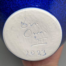 Load image into Gallery viewer, Gourd Vase in Midnight Blue Crystalline, 12.25"h (Ben Owen III)
