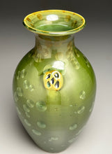 Load image into Gallery viewer, Dogwood Vase in Lily Pad Green, 9.25"h (Ben Owen III)