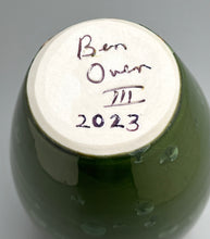 Load image into Gallery viewer, Dogwood Vase in Lily Pad Green, 9.25"h (Ben Owen III)