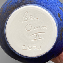 Load image into Gallery viewer, Melon Bottle in Stardust Blue, 10"h (Ben Owen III)