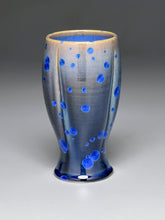 Load image into Gallery viewer, Melon Tumbler in Cobalt Crystalline, 6.5"h (Ben Owen III)