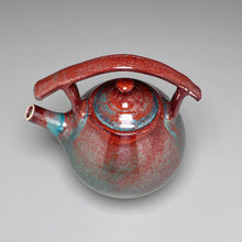 Load image into Gallery viewer, Post-and-Lintel Teapot in Chinese Blue/Ruby Jade, 10"h (Ben Owen III)