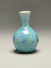 Load image into Gallery viewer, Genie Bottle in Turquoise Crystalline, 6.25"h (Ben Owen III)