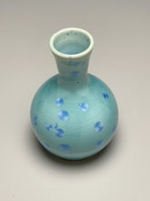 Load image into Gallery viewer, Genie Bottle in Turquoise Crystalline, 6.25"h (Ben Owen III)