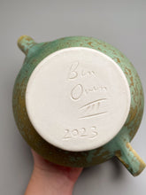 Load image into Gallery viewer, Teapot in Stardust Green, 7"h (Ben Owen III)
