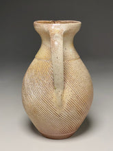Load image into Gallery viewer, Pitcher with Combed Surface in Natural Ash Glaze, 11"h (Ben Owen III)