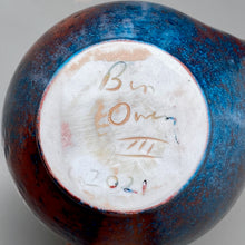 Load image into Gallery viewer, Post-and-Lintel Teapot #2 in Chinese Blue/Red, 9"h (Ben Owen III)