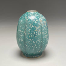 Load image into Gallery viewer, Melon Gourd Vase Patina Green, 5.5"h (Ben Owen III)