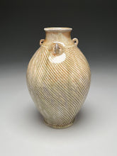 Load image into Gallery viewer, Combed Edo Jar in Copper Penny and Ash Glazes, 9.5"h (Ben Owen III)