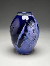Load image into Gallery viewer, Melon Flower Vase in Nebular Purple, 8.25"h (Ben Owen III)