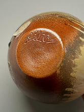 Load image into Gallery viewer, Contoured Vase #2 in Natural Ash Glaze, 10.75"h (Silas Bradley)
