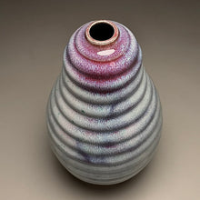 Load image into Gallery viewer, Ringed Gourd Vase in Aurora, 13"h (Ben Owen III)
