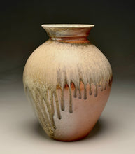 Load image into Gallery viewer, Contoured Vase #3 in Natural Ash Glaze, 10"h (Silas Bradley)
