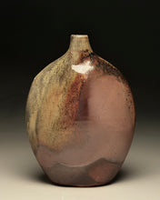 Load image into Gallery viewer, Altered Bottle in Ash Glazes, 8.5"h (Ben Owen III)
