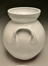 Load image into Gallery viewer, Lidded, Handled Jar in Dogwood White, 8.75"h (Ben Owen III)

