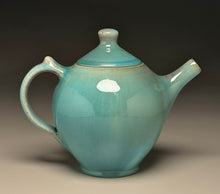 Load image into Gallery viewer, Teapot in Chinese Blue/Ruby Jade, 7.75"h (Ben Owen III)
