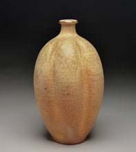 Load image into Gallery viewer, Melon Bottle in Ash Glaze, 9.5"h (Ben Owen III)
