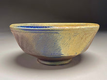 Load image into Gallery viewer, Bowl with Combed Lines in Multi-Layer Glazes, 7"dia. (Tableware Collection)
