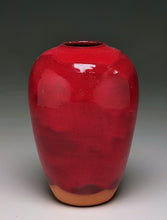 Load image into Gallery viewer, Vintage Egg Vase #2 in Chinese Red, 6"h (Pots From The Past)
