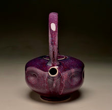 Load image into Gallery viewer, Dimpled Teapot in Pomegranate/Purple Haze, 8.75"h (Ben Owen III)
