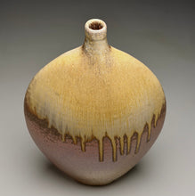 Load image into Gallery viewer, Altered Bottle in Natural Ash Glaze, 13.75"h (Ben Owen III)
