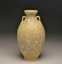 Load image into Gallery viewer, Two-Handled Vase in Stardust Green, 9.25"h (Ben Owen III)
