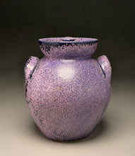 Load image into Gallery viewer, Combed Covered Jar in Nebular Purple, 8.5"h (Tableware Collection)

