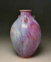 Load image into Gallery viewer, Combed Edo Jar in Aurora, 12.25"h (Ben Owen III)
