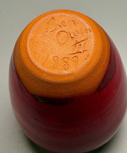 Load image into Gallery viewer, Vintage Egg Vase #2 in Chinese Red, 6"h (Pots From The Past)
