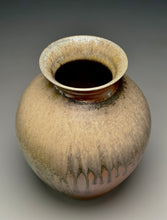 Load image into Gallery viewer, Contoured Vase #3 in Natural Ash Glaze, 10"h (Silas Bradley)
