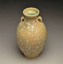 Load image into Gallery viewer, Two-Handled Vase in Stardust Green, 9.25"h (Ben Owen III)
